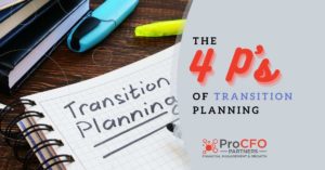 Learn the 4 P's of Transition Management from ProCFO Partners