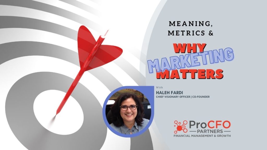 Meaning, Metrics & Why Marketing Matters podcast from ProCFO Partners