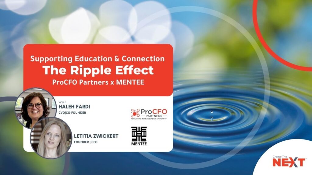 The Ripple Effect: How ProCFO Partners and MENTEE Are Supporting Connection and Education