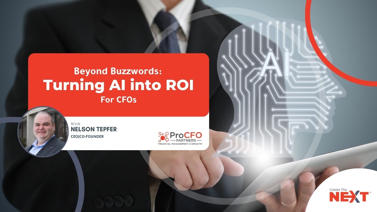 This podcast shows how CFOs turn AI into ROI by solving business challenges, boosting productivity, and improving financial processes.